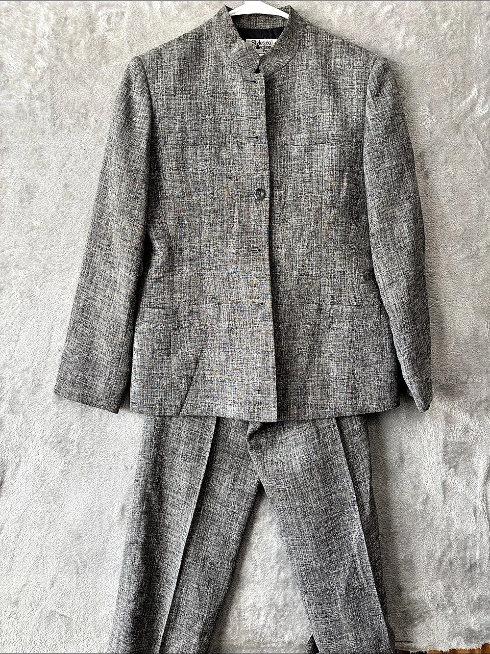 Style&co Collection Gray Pantsuit Size 6P Like New
